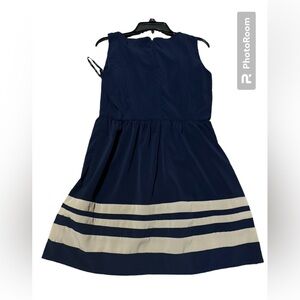 Blue and light brown dress size L